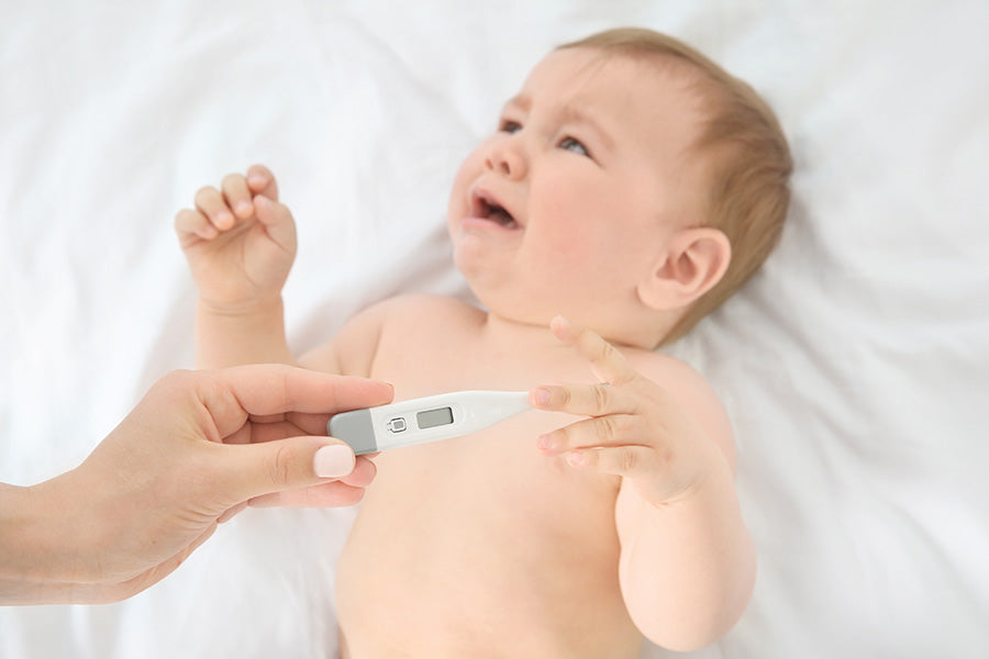 Comment prendre la température de bébé
