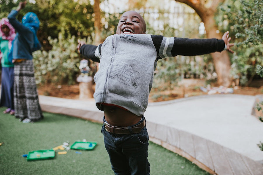 Mini-golf avec les enfants