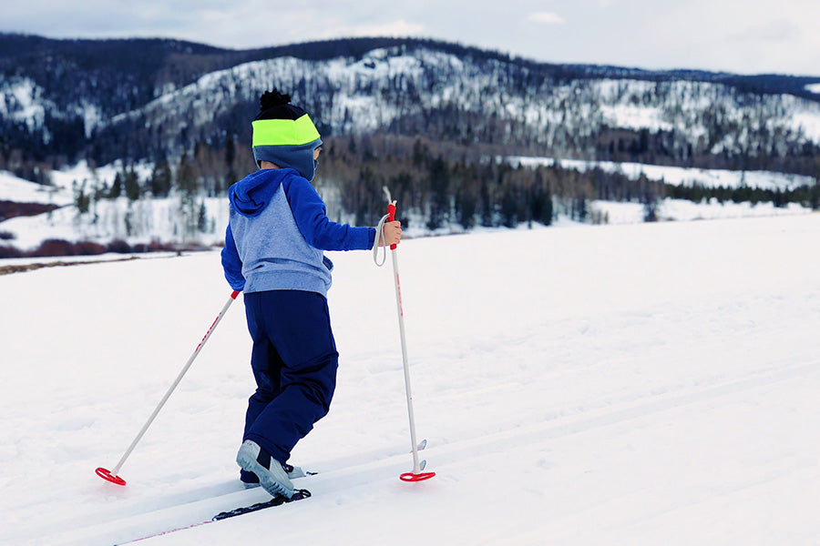 ski de fond enfant hiver