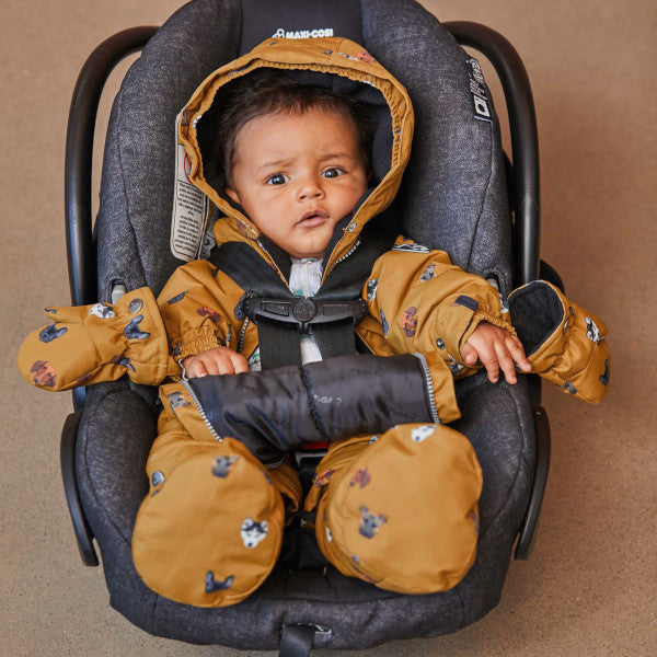Snowsuit to keep baby warm