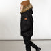 Load image into Gallery viewer, Black Hooded Faux-Fur Winter Puffer Parka Unisex D20W57_999
