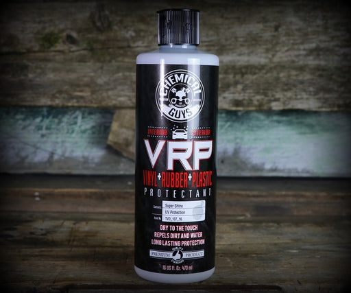 Chemical Guys - Add depth and shine to your interior surfaces with VRP! VRP  is a water-based dressing that conditions and enhances a high gloss shine  to interior and exterior vinyl, rubber