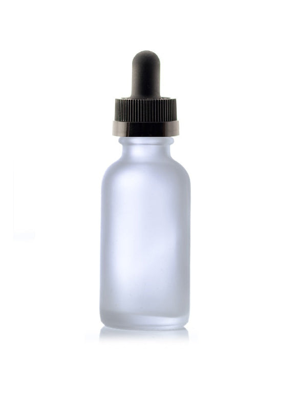 Download 30 ml Frosted Boston Round Glass Child Resistant Dropper Bottle - Fusion Flavours