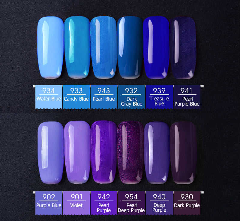 CANNI Premium quality nail gel varnish shade card