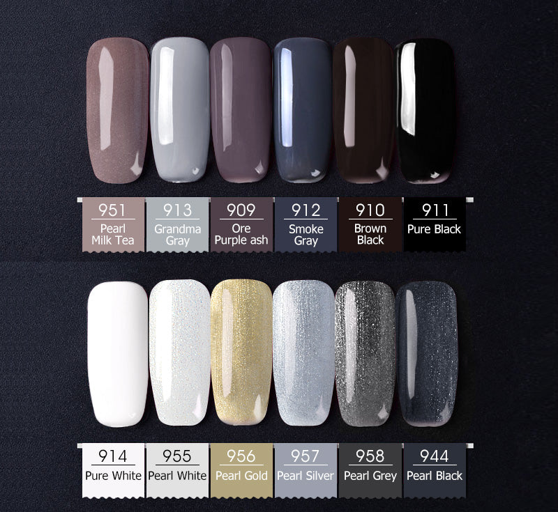 CANNI Premium quality nail gel varnish shade card