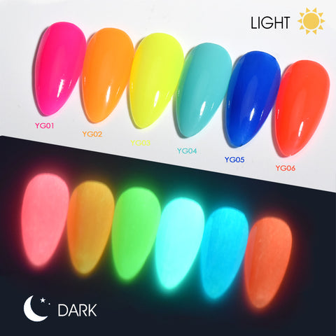 CANNI Fluorescence UV Nail Gel Shade Card