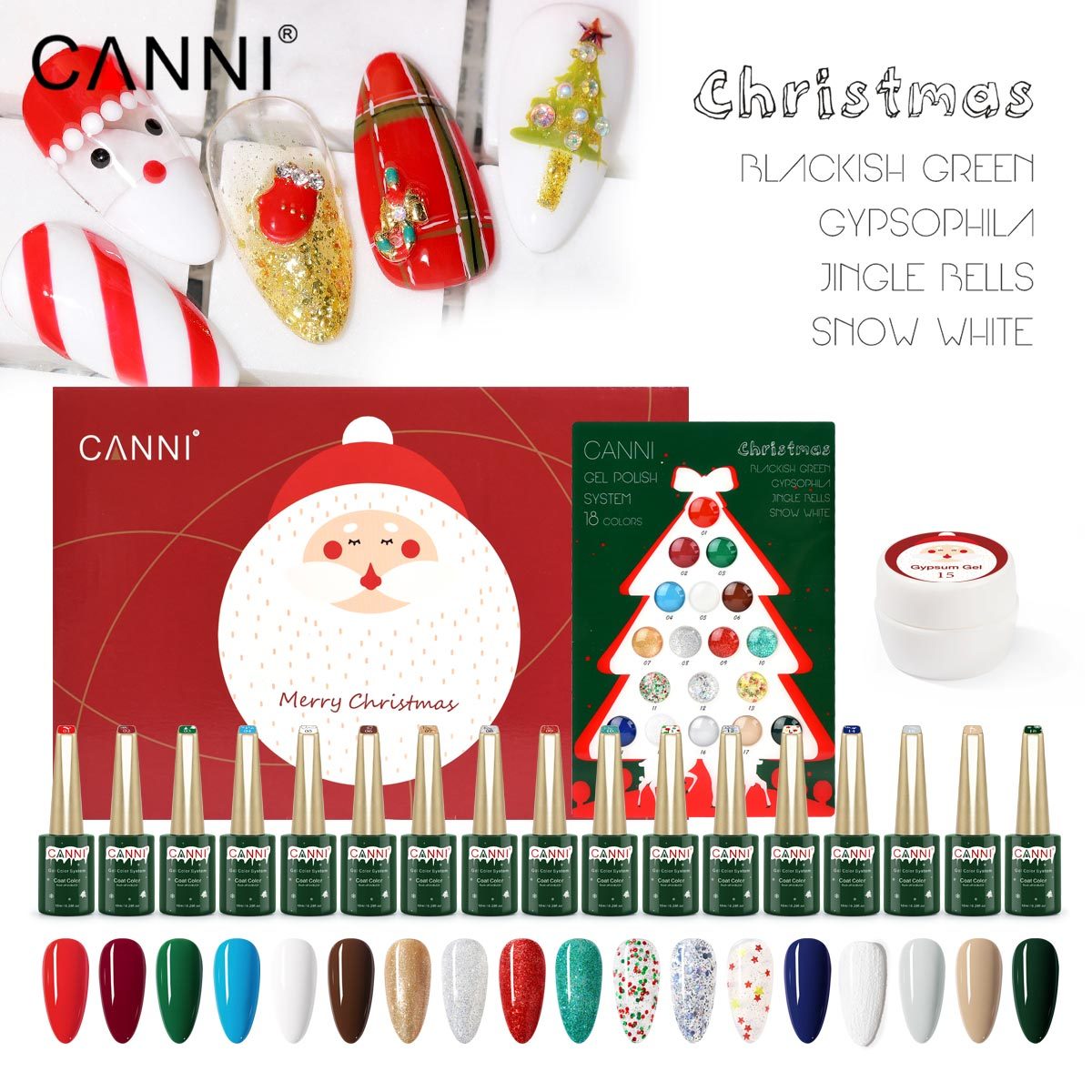 CANNI Nail Gel Christmas Gift Set