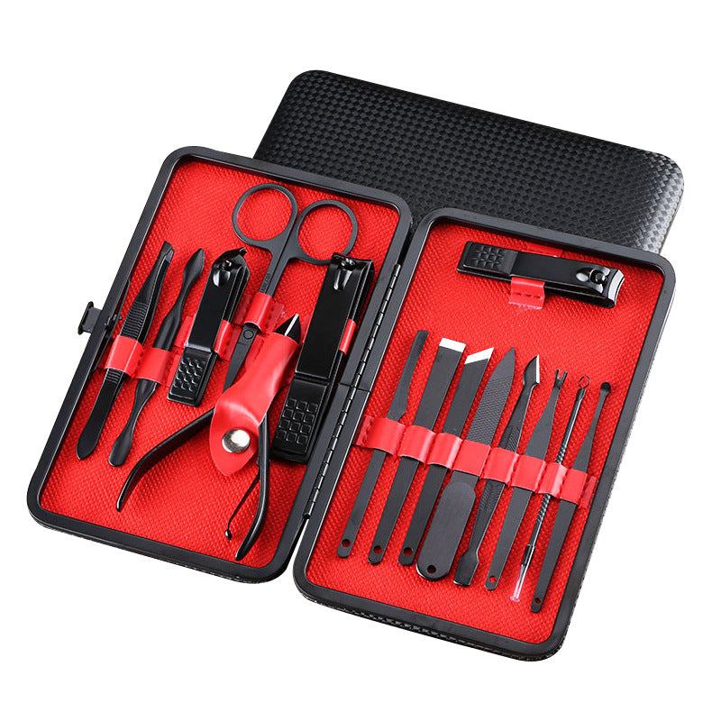 15 Pieces Unisex Manicure Grooming Kit