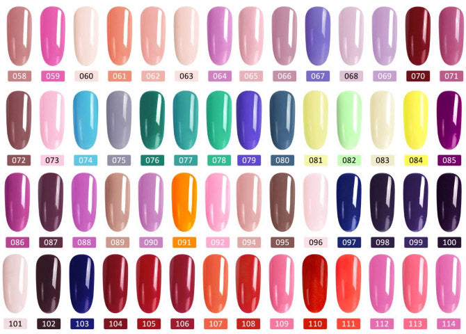 CANNI UV nail gel polish shade card - Shade 58 - 114