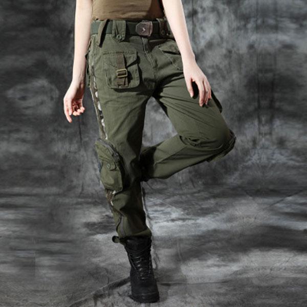 Women Fashion Military Style Pant Large Size Available – 兴鹏科技