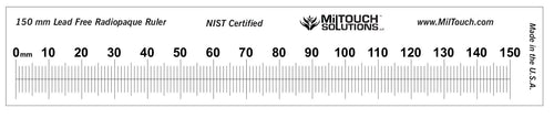 100 mm Radiopaque Ruler - NIST Certified – MilTouch Solutions