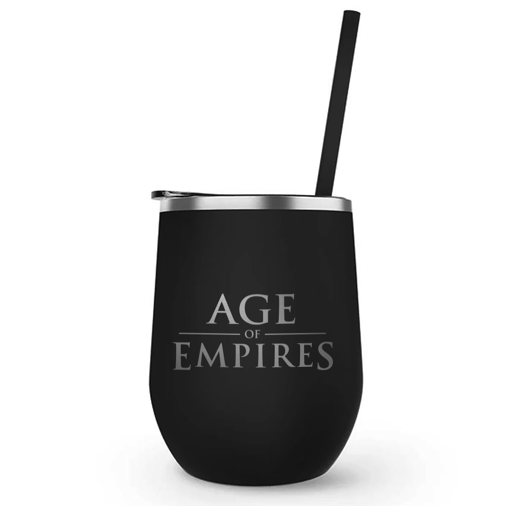 Download Age Of Empires Logo Laser Engraved Tumbler With Straw Xbox Gear Shop