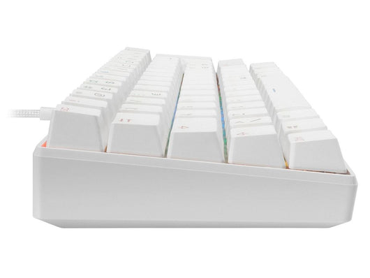 Svive Triton Pro RGB Mini 60 Gaming Keyboard white - Red switches - Begrip