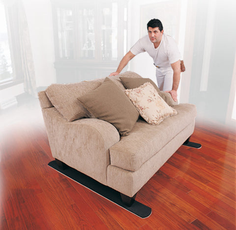 move heavy furniture on hardwood, tile or LVT