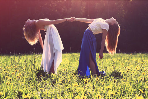 Women with Yellow Flowers