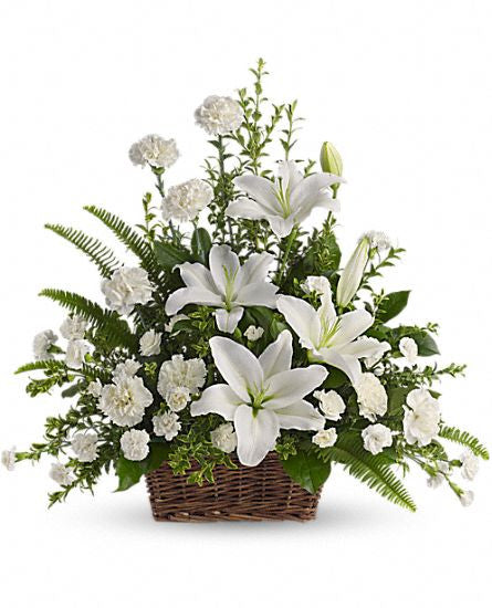 EF109 Peaceful White Lilies