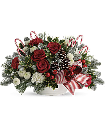 EFX143 - Jolly Candy Cane Bouquet