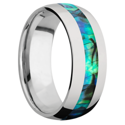 Ring with Abalone Inlay