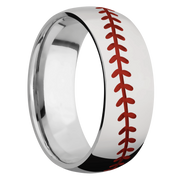 Ring with Baseball Pattern