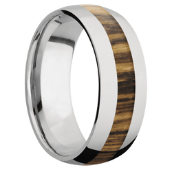 Ring with Bocote Inlay