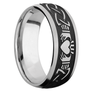 Ring with Claddagh Celtic Pattern