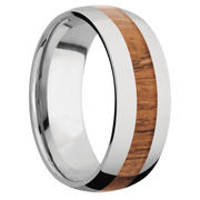 Ring with Desert Iron Wood Inlay