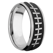 Ring with Football Pattern