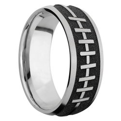 Ring with Football Pattern