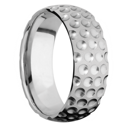 Ring with Golf Pattern