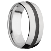 Ring with Gun Metal Grey Cerakote Inlay