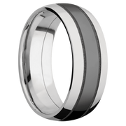 Ring with Gun Metal Grey Cerakote Inlay