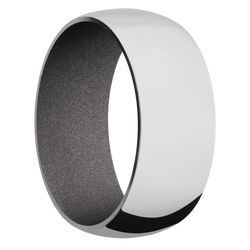 Ring with Gun Metal Grey Sleeve