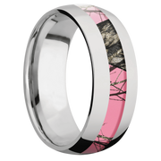 Ring with MossyOak Pink Breakup Camo Inlay