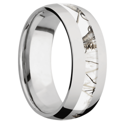 Ring with RealTree APC Snow Camo Inlay