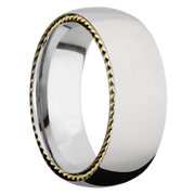 Ring with Sidebraid Inlay