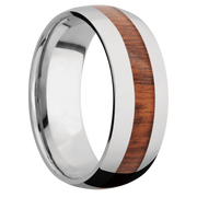 Ring with Snake Wood Inlay