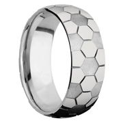 Ring with Soccer Pattern