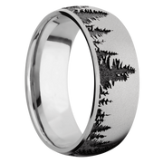 Ring with Trees Pattern