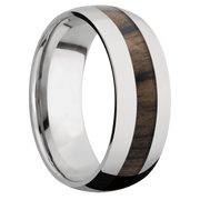 Ring with Ziricote Inlay