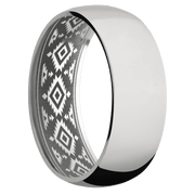 Ring with Aztec 2 Pattern