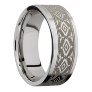 Ring with Aztec 2 Pattern