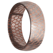 Bead Blast Etched Finish Superconductor Ring