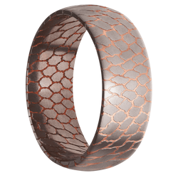 Bead Blast Etched Finish Superconductor Ring