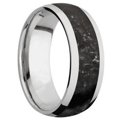 Ring with Black Onyx Inlay