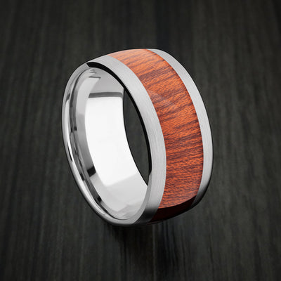 Bloodwood Hardwood Wedding Bands and Engagement Rings