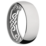 Ring with Celtic Loop U Pattern