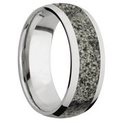 Ring with Dalmatian Jasper Inlay