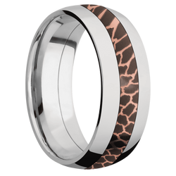 Ring with Darkened Superconductor Inlay
