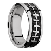 Ring with Football Pattern