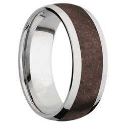 Ring with Garnet Inlay